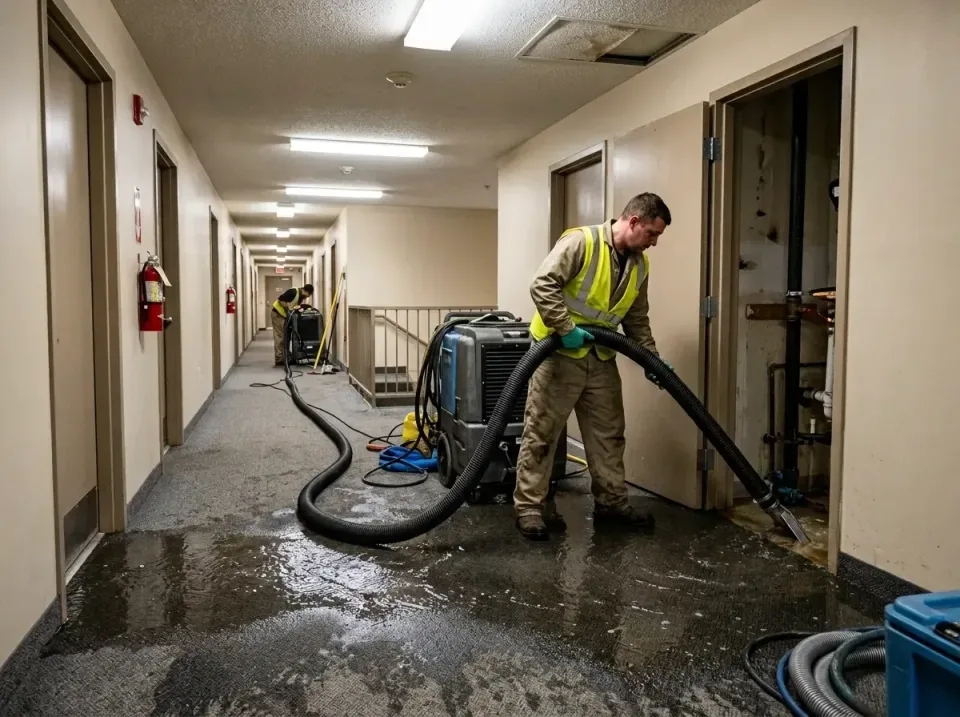 multi-unit-apartment-hallway-f-005 — frequently asked questions, Emergency Burst Pipe Water Extraction & Removal in Halfway…